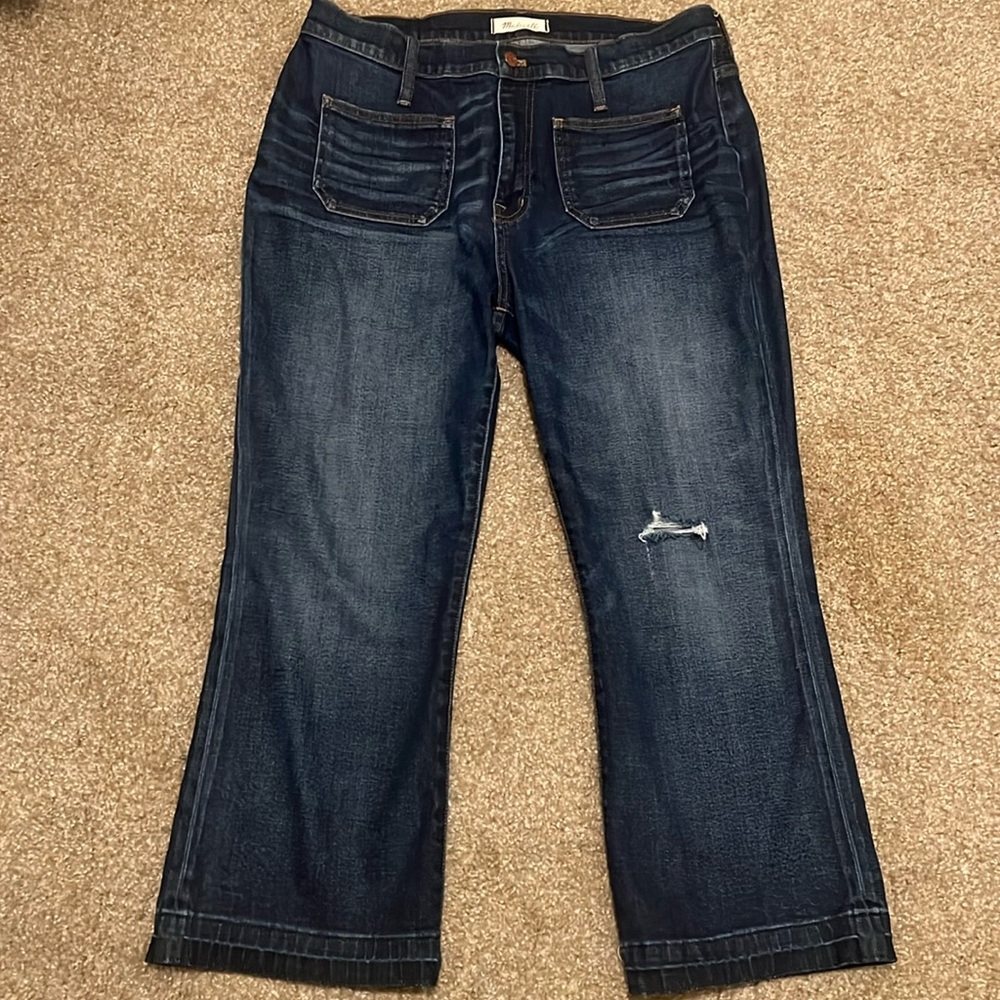 Cali Demi-Boot Jeans: Patch Pocket Edition‎ Size 32